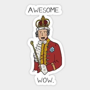 Hamilton - King George Sticker